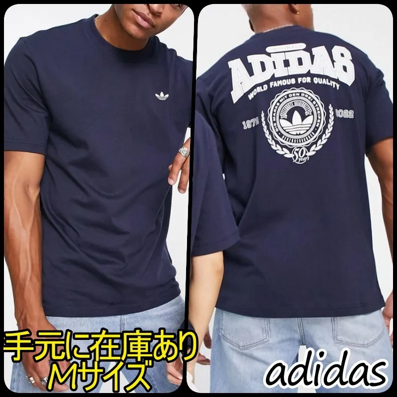 adidas  |Crew Neck Pullovers Street Style Cotton Short Sleeves Logo