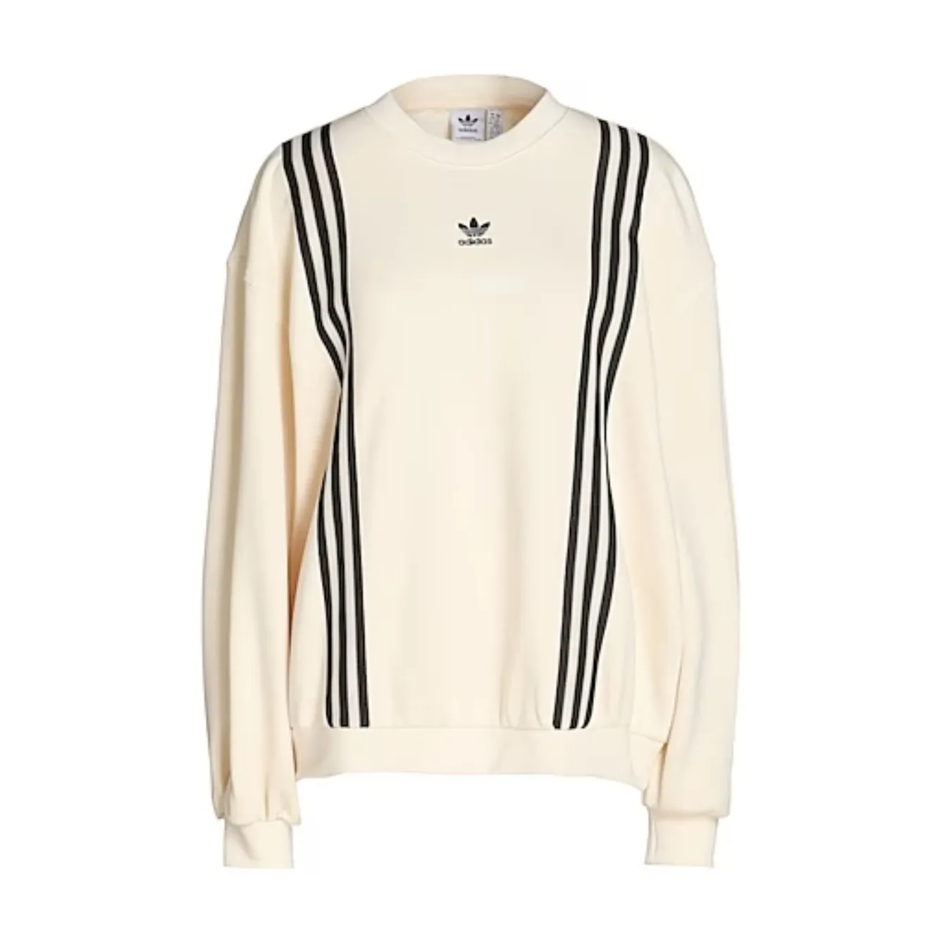 adidas  |Crew Neck Street Style Long Sleeves Plain Cotton