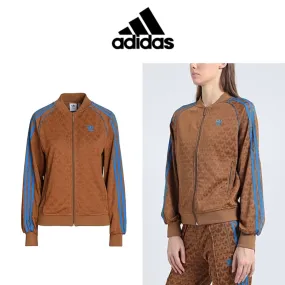 adidas  |Crew Neck Street Style Long Sleeves Plain