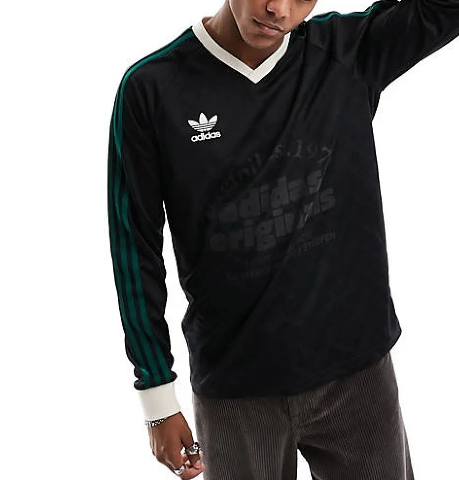 adidas  |Street Style Long Sleeves Long Sleeve T-shirt Logo