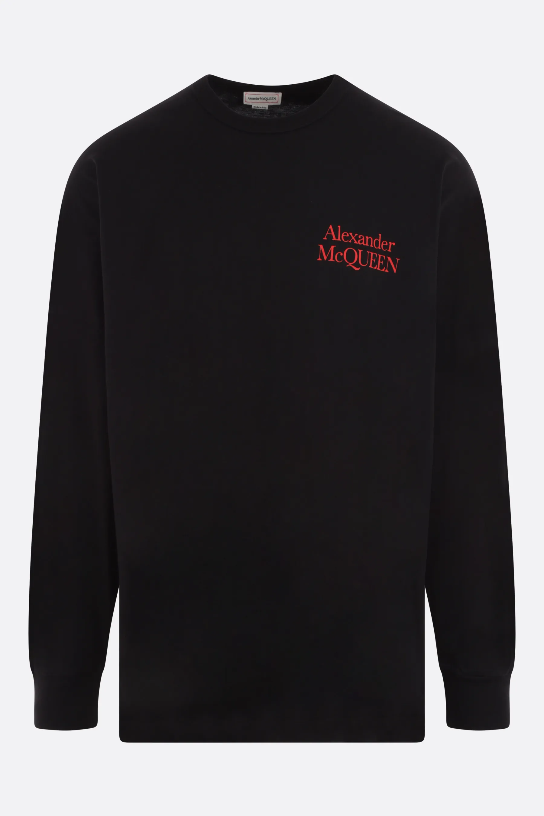 alexander mcqueen  |Crew Neck Long Sleeves Plain Long Sleeve T-shirt Logo