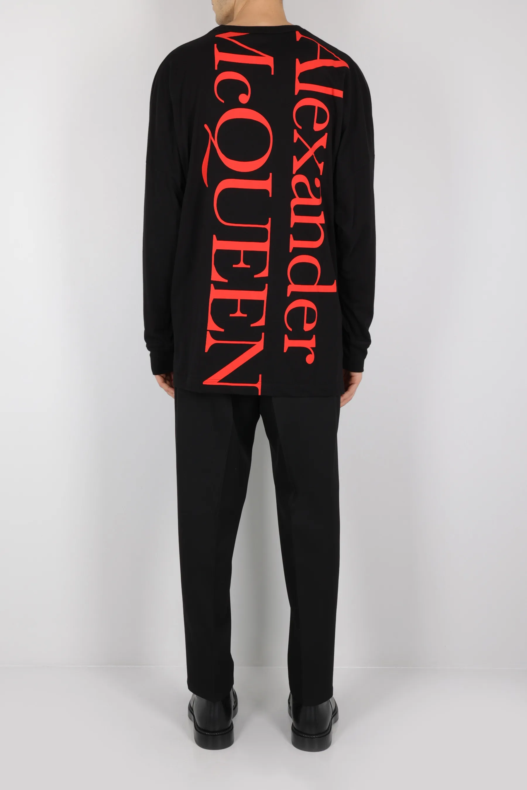 alexander mcqueen  |Crew Neck Long Sleeves Plain Long Sleeve T-shirt Logo