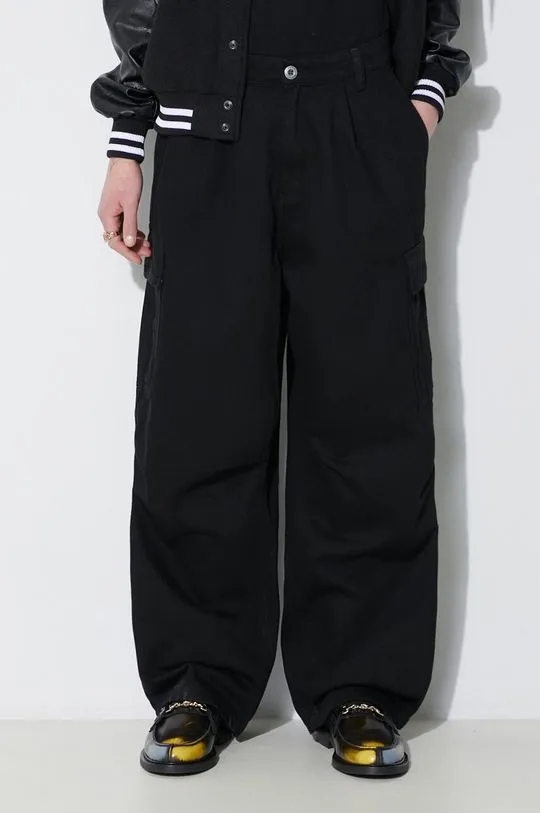 Alpha Industries cotton trousers Aircraft black color 146200