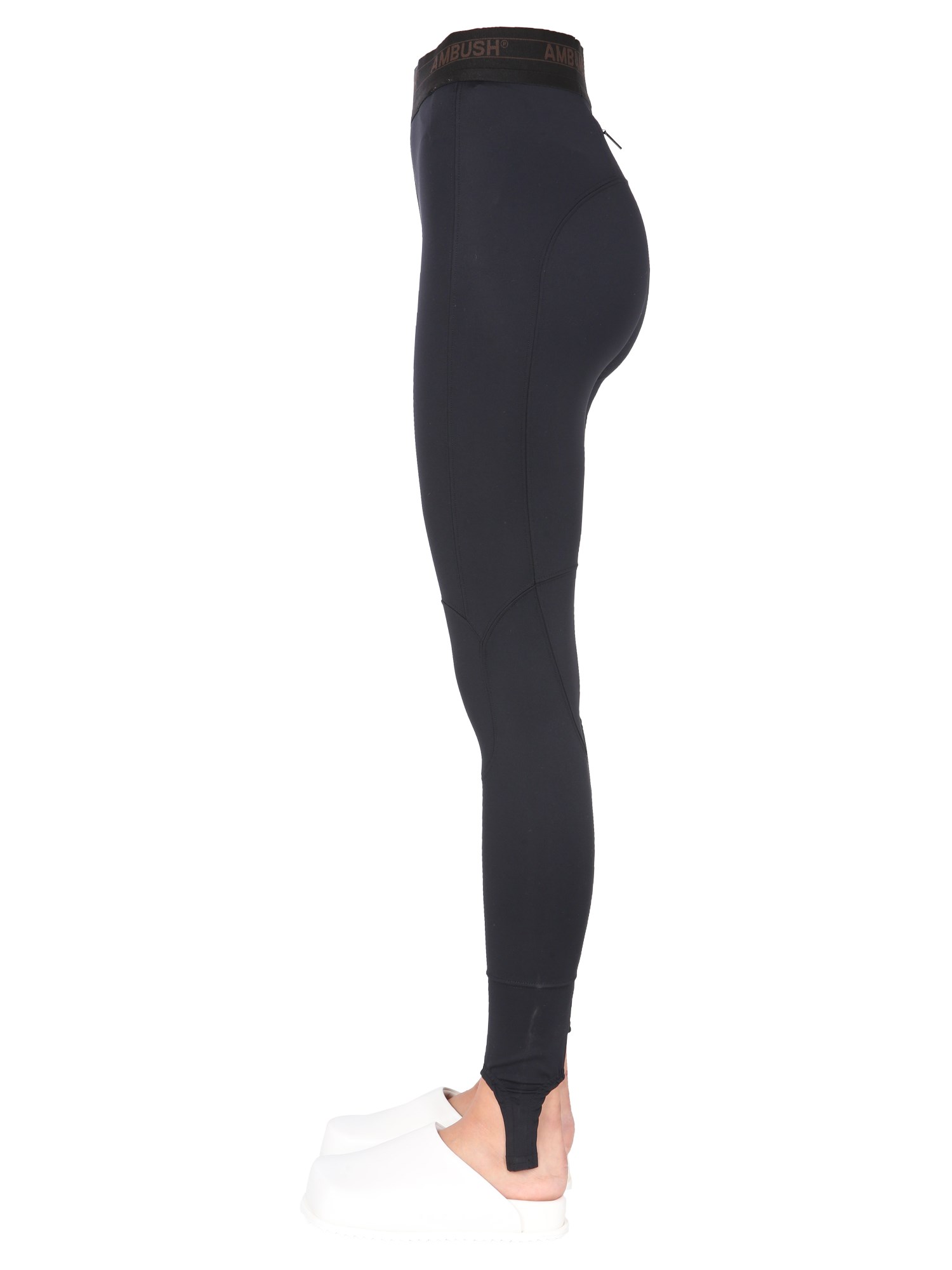 AMBUSH    SCUBA NYLON LEGGINGS WITH LOGO BAND