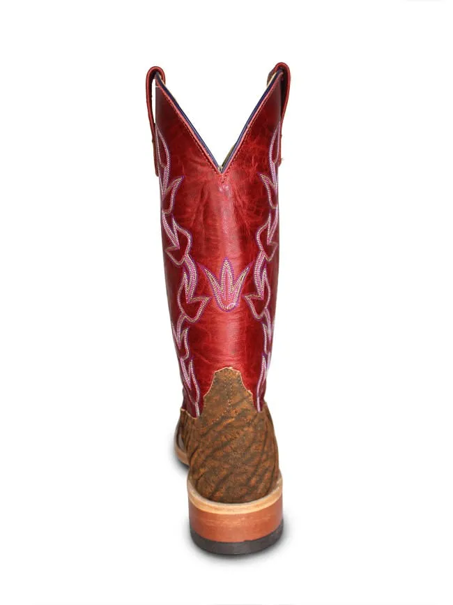 Anderson Bean Womens Cognac Red Explosion Safari Elephant Boots