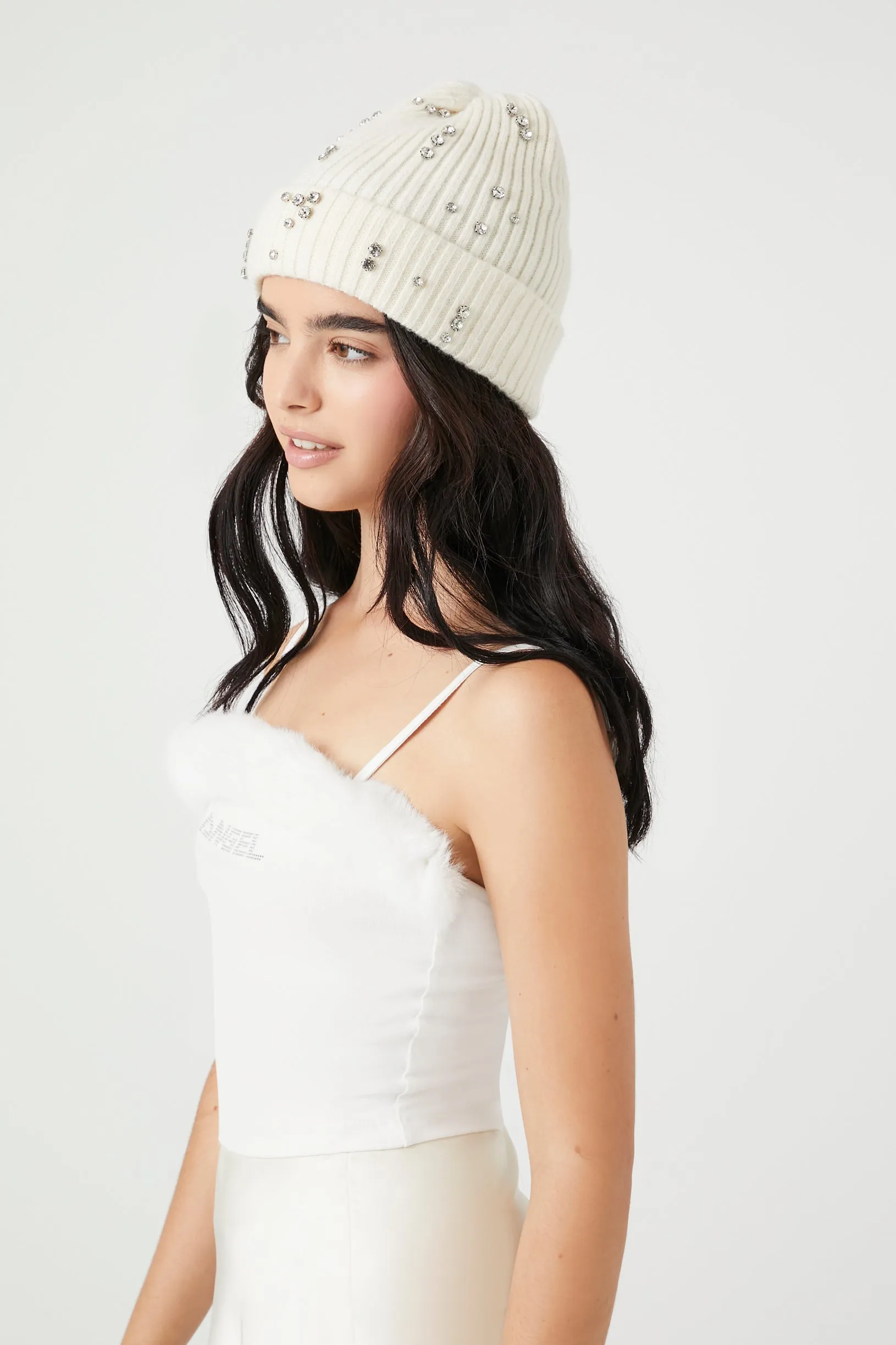 Angel Faux Fur Trim Cami