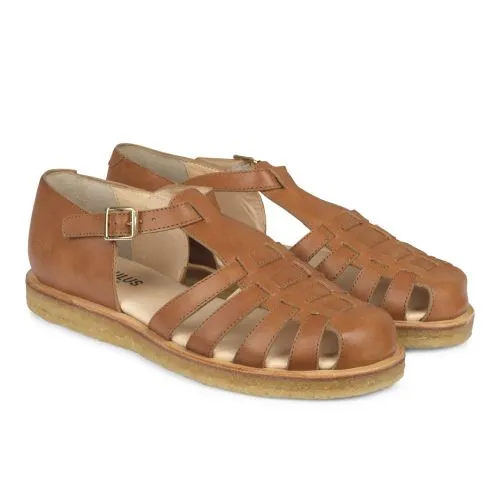 ANGULUS Strap sandal tan