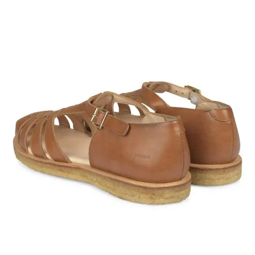 ANGULUS Strap sandal tan