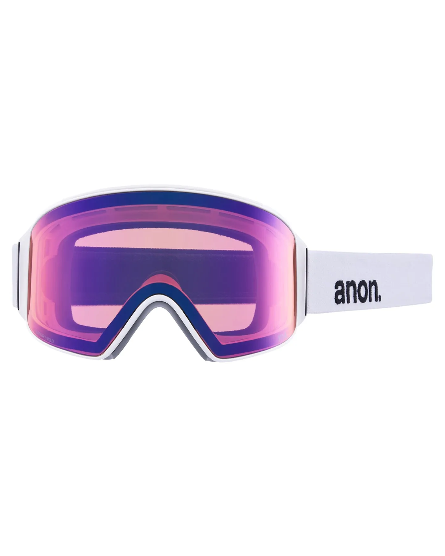 Anon M4 Cylindrical Low Bridge Snow Goggles + Bonus Lens + Mfi Face Mask - Smoke/Perceive Sunny Onyx Lens