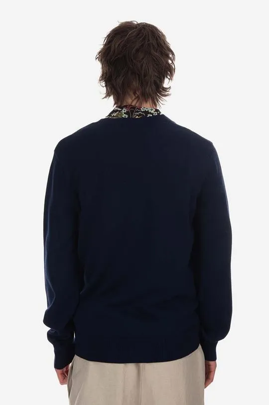 A.P.C. cotton cardigan navy blue color