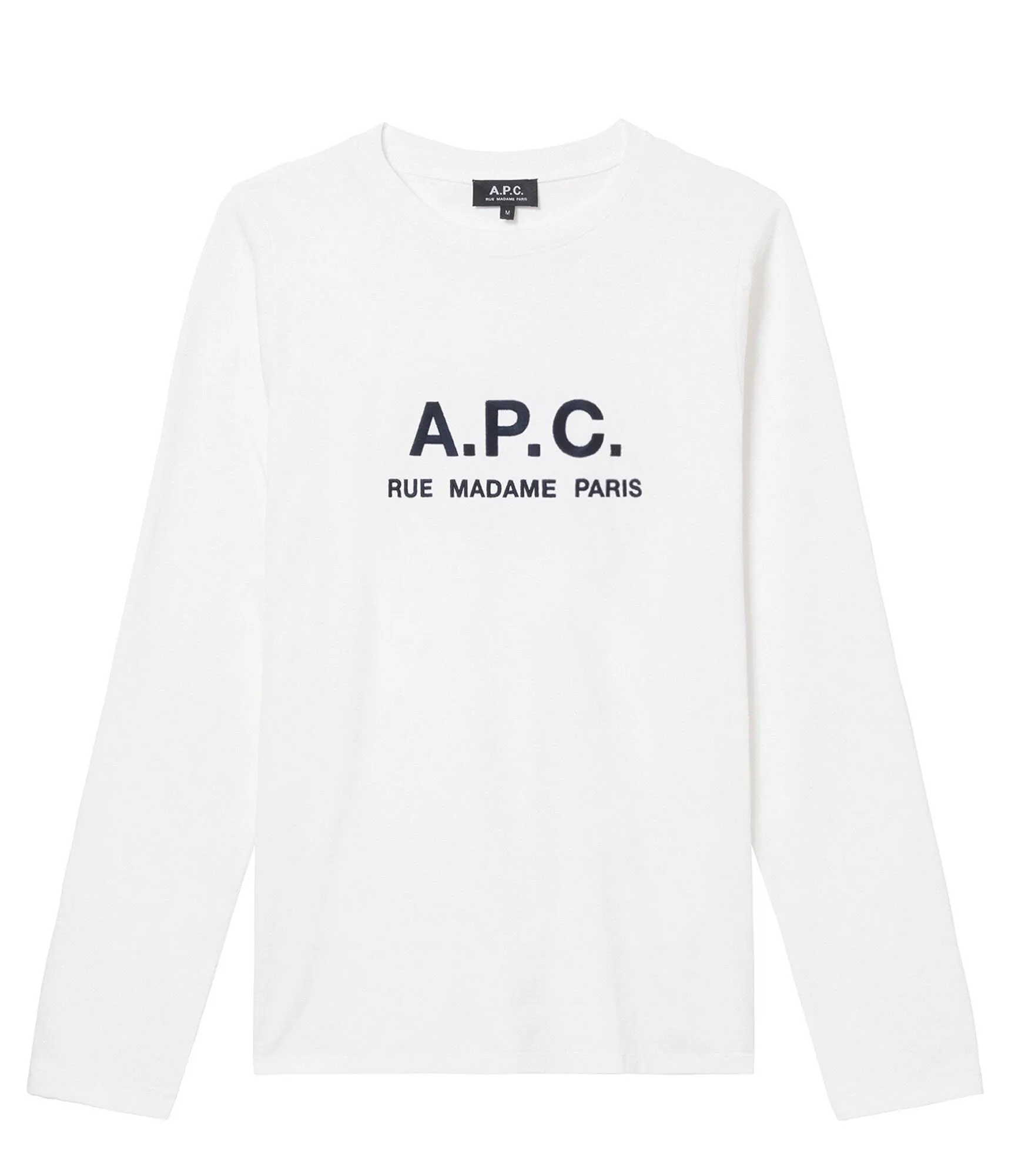 A.P.C.  |Crew Neck Long Sleeves Plain Long Sleeve T-shirt Logo