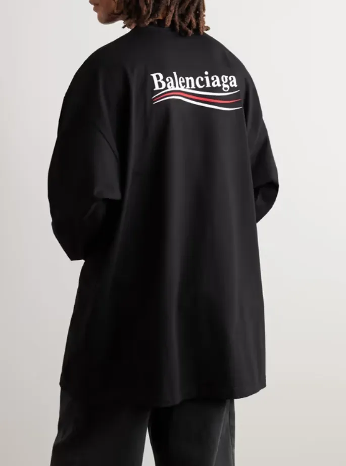 BALENCIAGA  |Unisex Street Style Long Sleeves Cotton Long Sleeve T-shirt