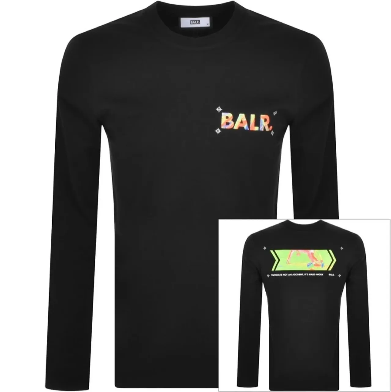 BALR  |Unisex Street Style Long Sleeves Plain Cotton