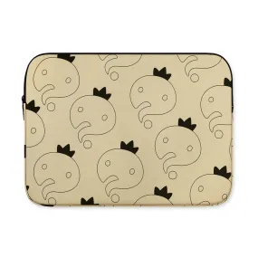 Beige Pattern Graphic Laptop Sleeves iPad 11 13 15 inch Cases Protective Covers Infinite Challenge Collaboration Handbags Square