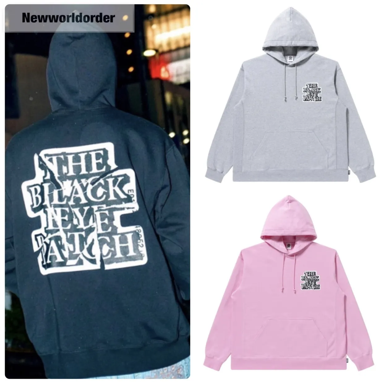 BlackEyePatch  |Pullovers Unisex Street Style Long Sleeves Logo Skater Style