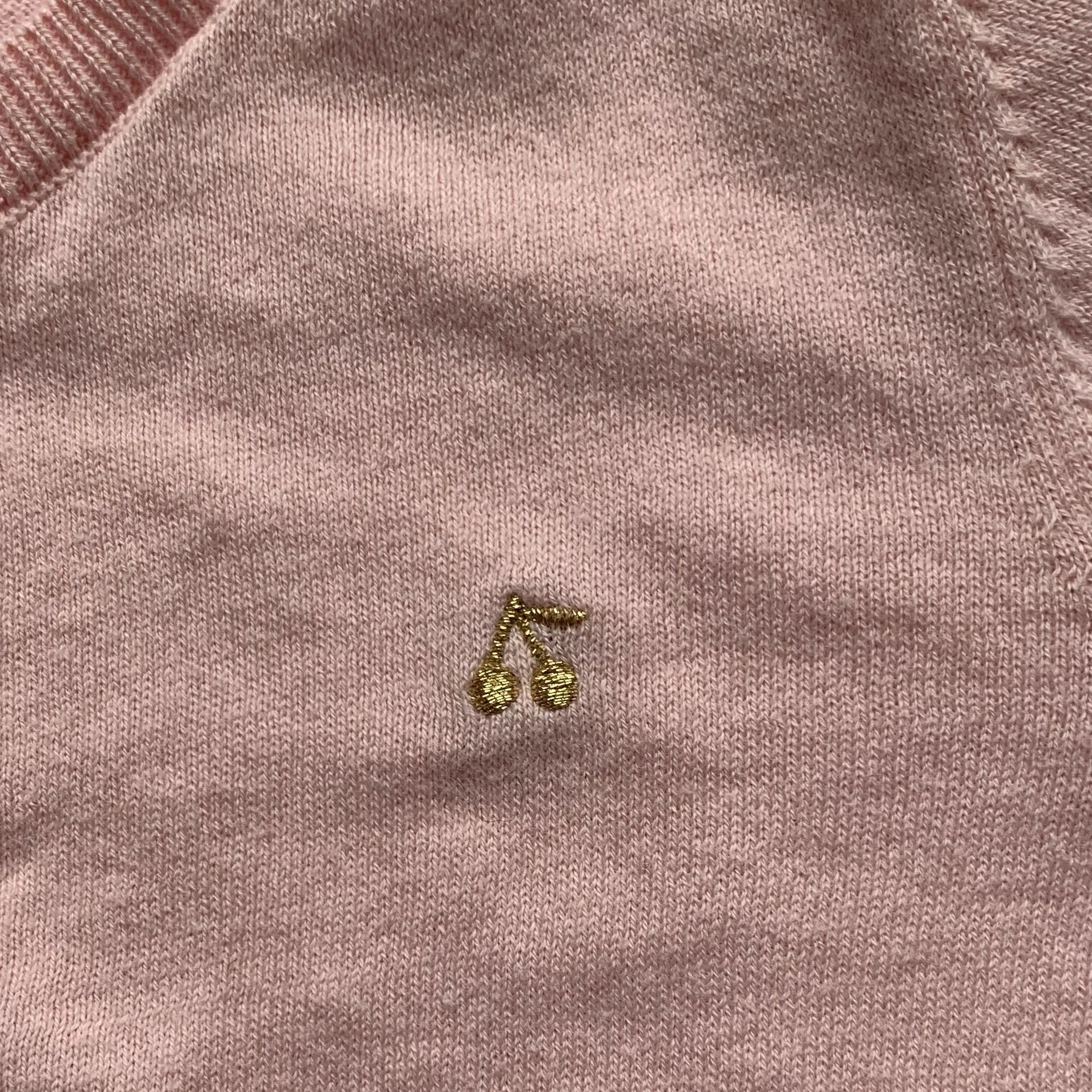 Bonpoint Pale Pink Cotton Cardigan: 6 Years