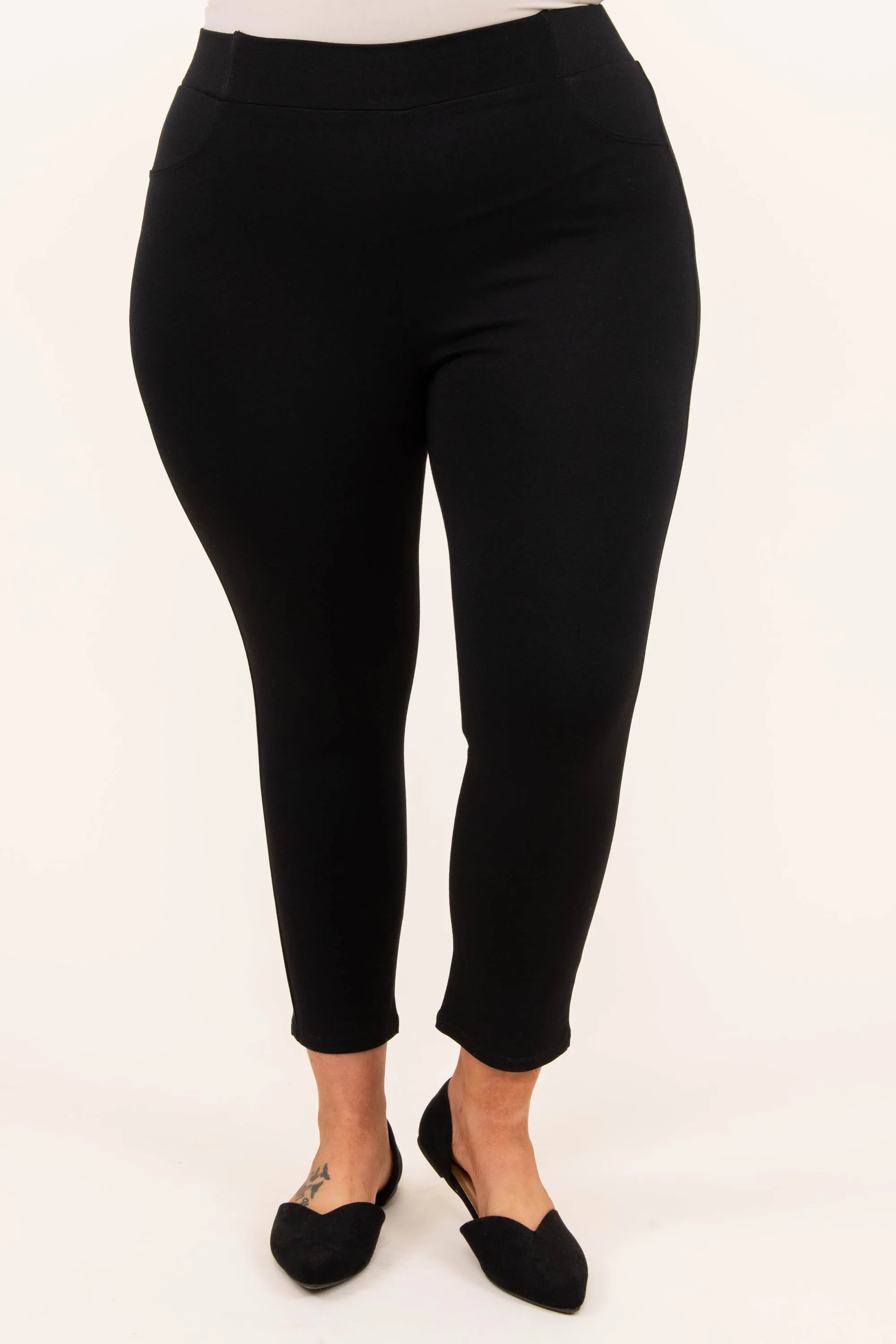 Business Lady Pants, Black