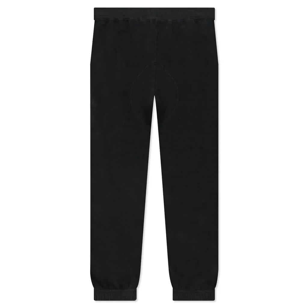 Cargo Fleece Pants - Black