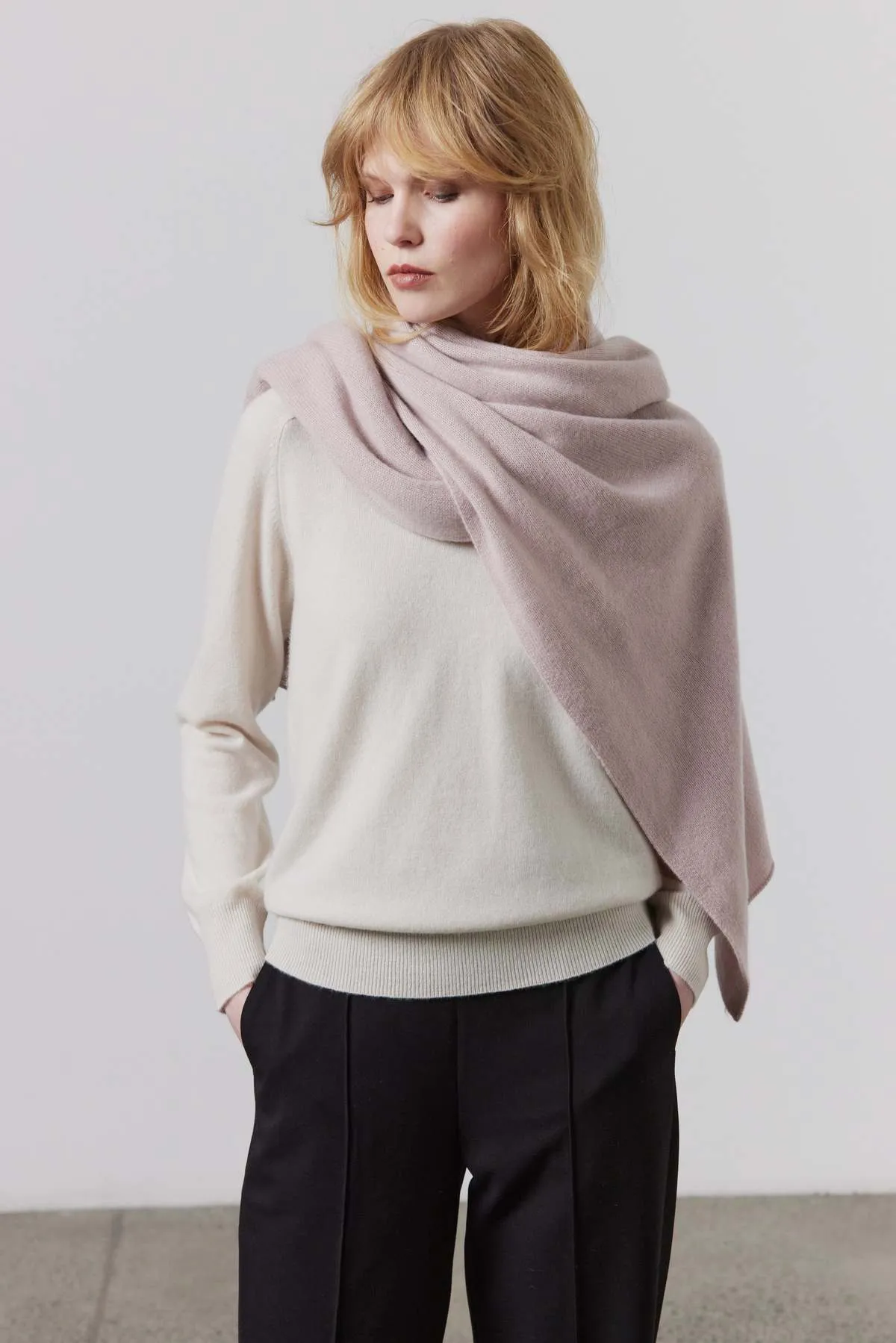 Cashmere Scarf - Rose