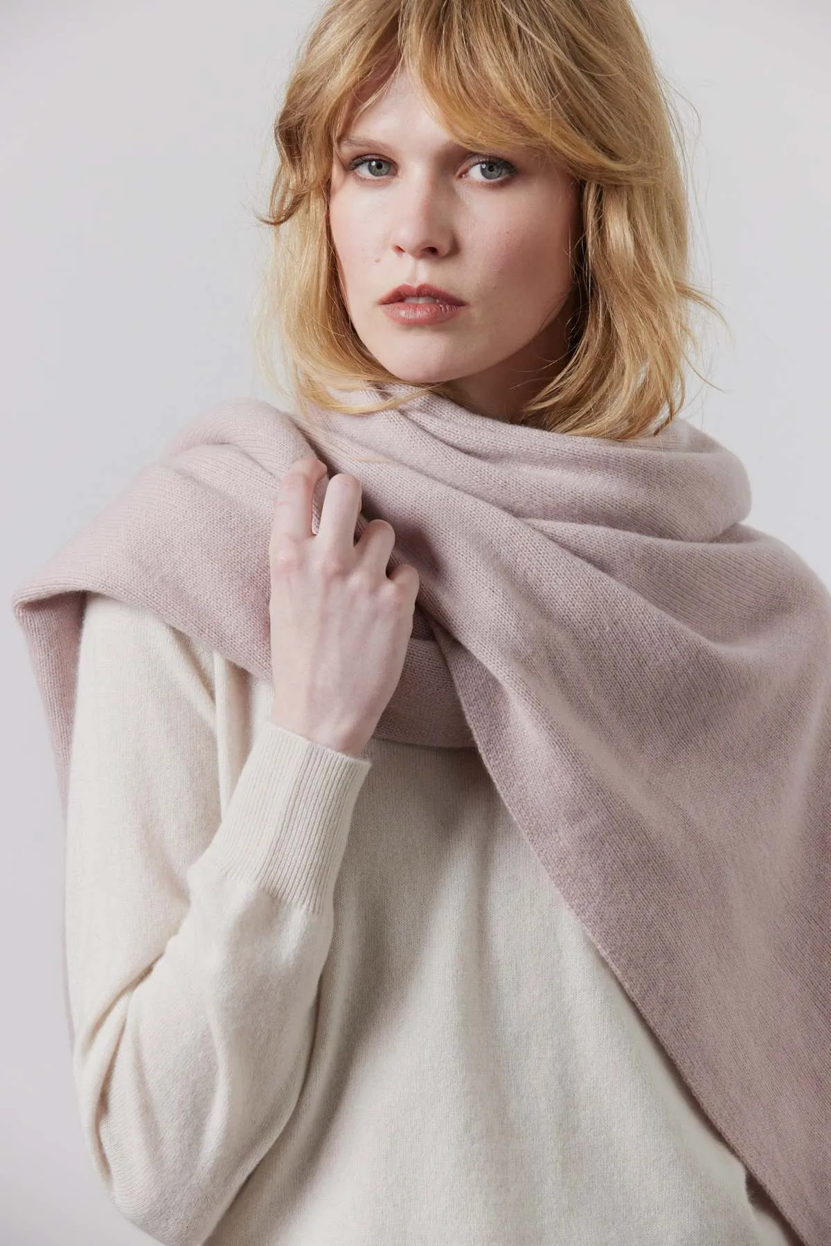 Cashmere Scarf - Rose