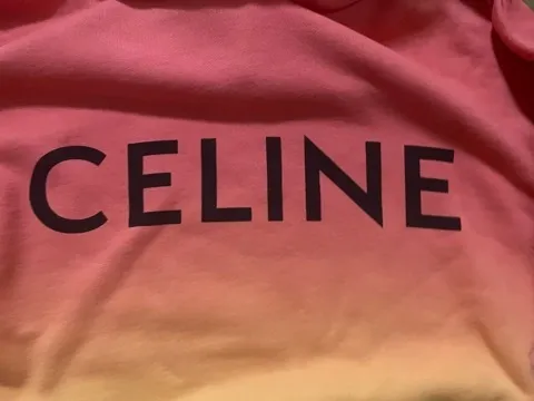 CELINE  |Pullovers Street Style Long Sleeves Plain Cotton Logo Luxury