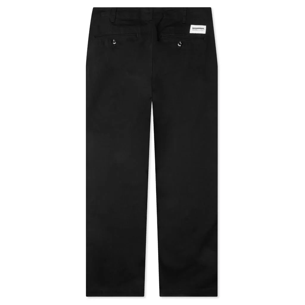 Classic Chino Pants - Black