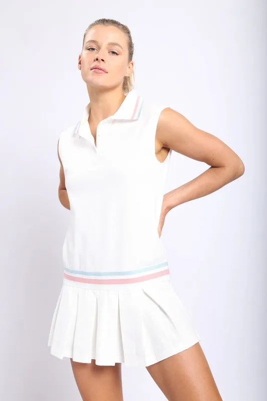 Collared Cotton Tennis Dress