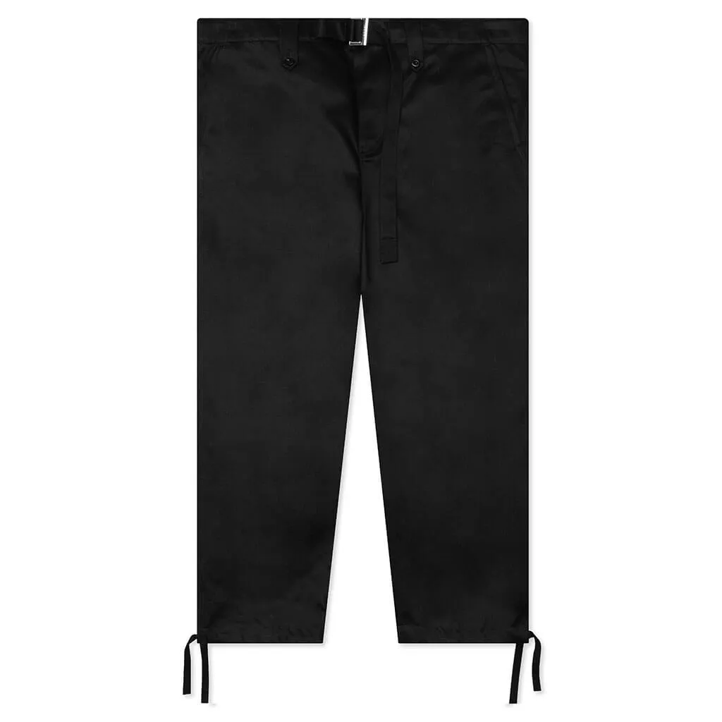 Cotton Chino Pants - Black