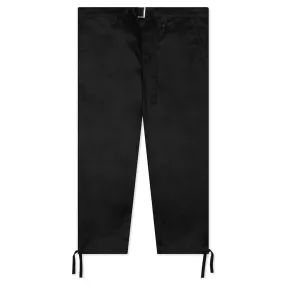 Cotton Chino Pants - Black