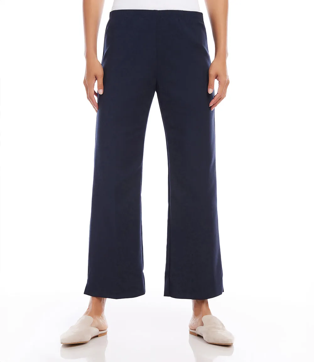 Cropped Wide Leg Pants