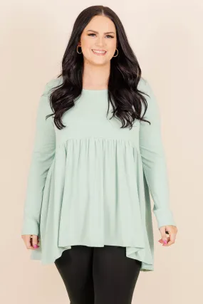 Dear My Love Top, Light Green