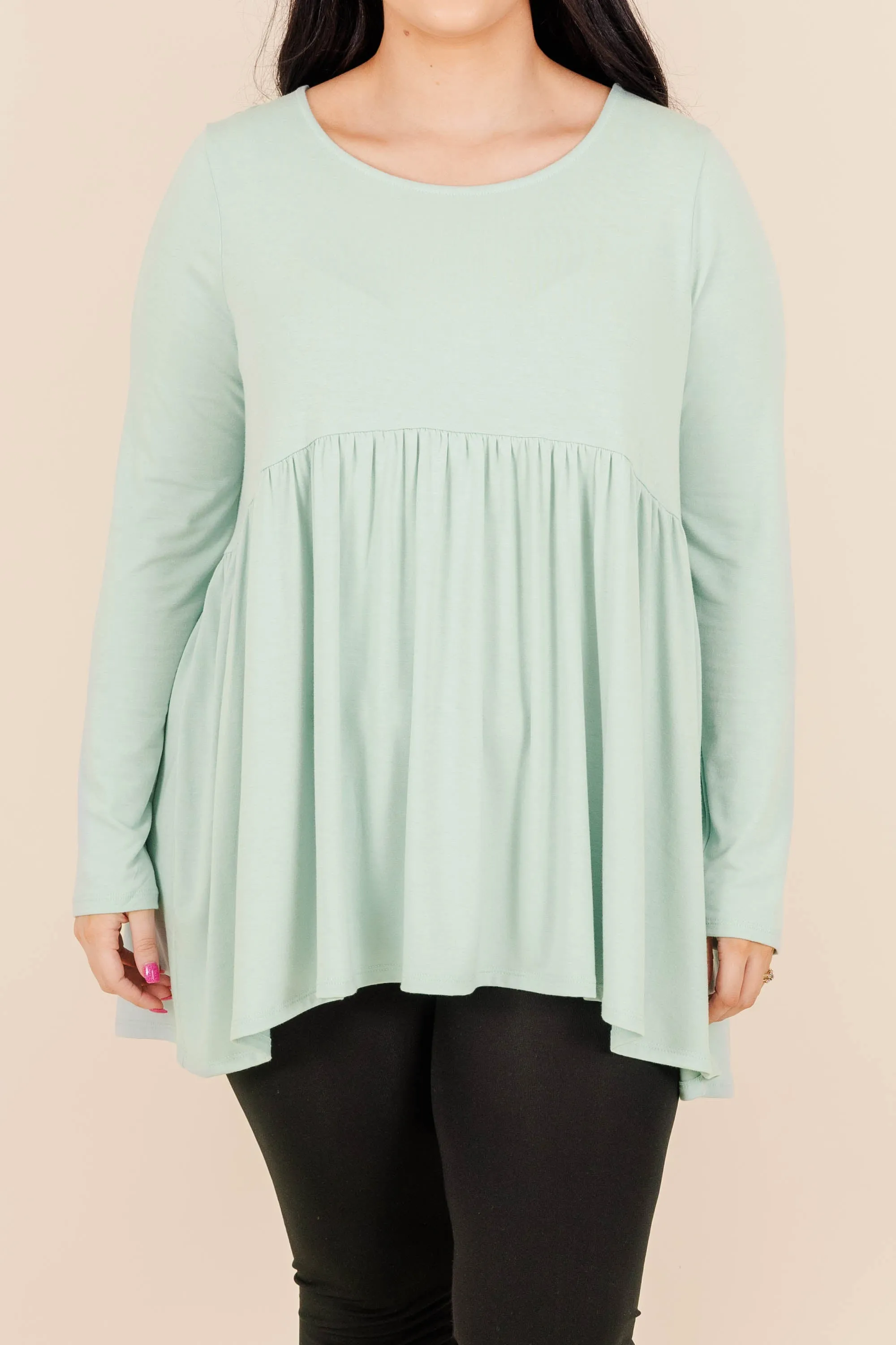 Dear My Love Top, Light Green