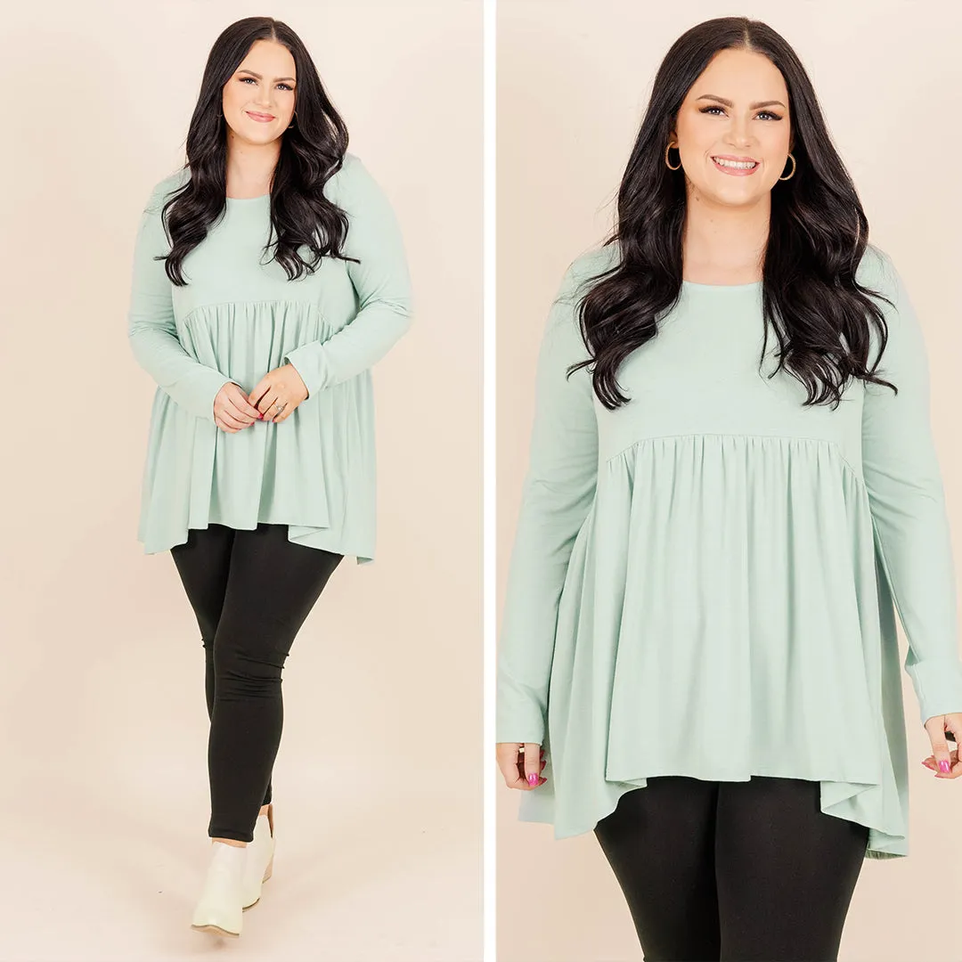 Dear My Love Top, Light Green