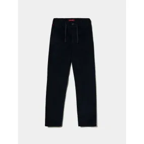 Drawstring corduroy pants