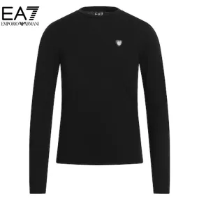 EMPORIO ARMANI  |Pullovers Long Sleeves Plain Long Sleeve T-shirt Logo