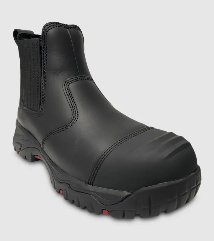 ergonx safety boots slip on (hydrogen) (2e wide) mens