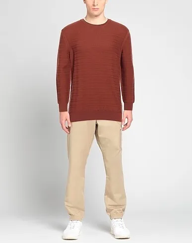 Ermenegildo Zegna  |Pullovers Wool Long Sleeves Plain Oversized Luxury Sweaters