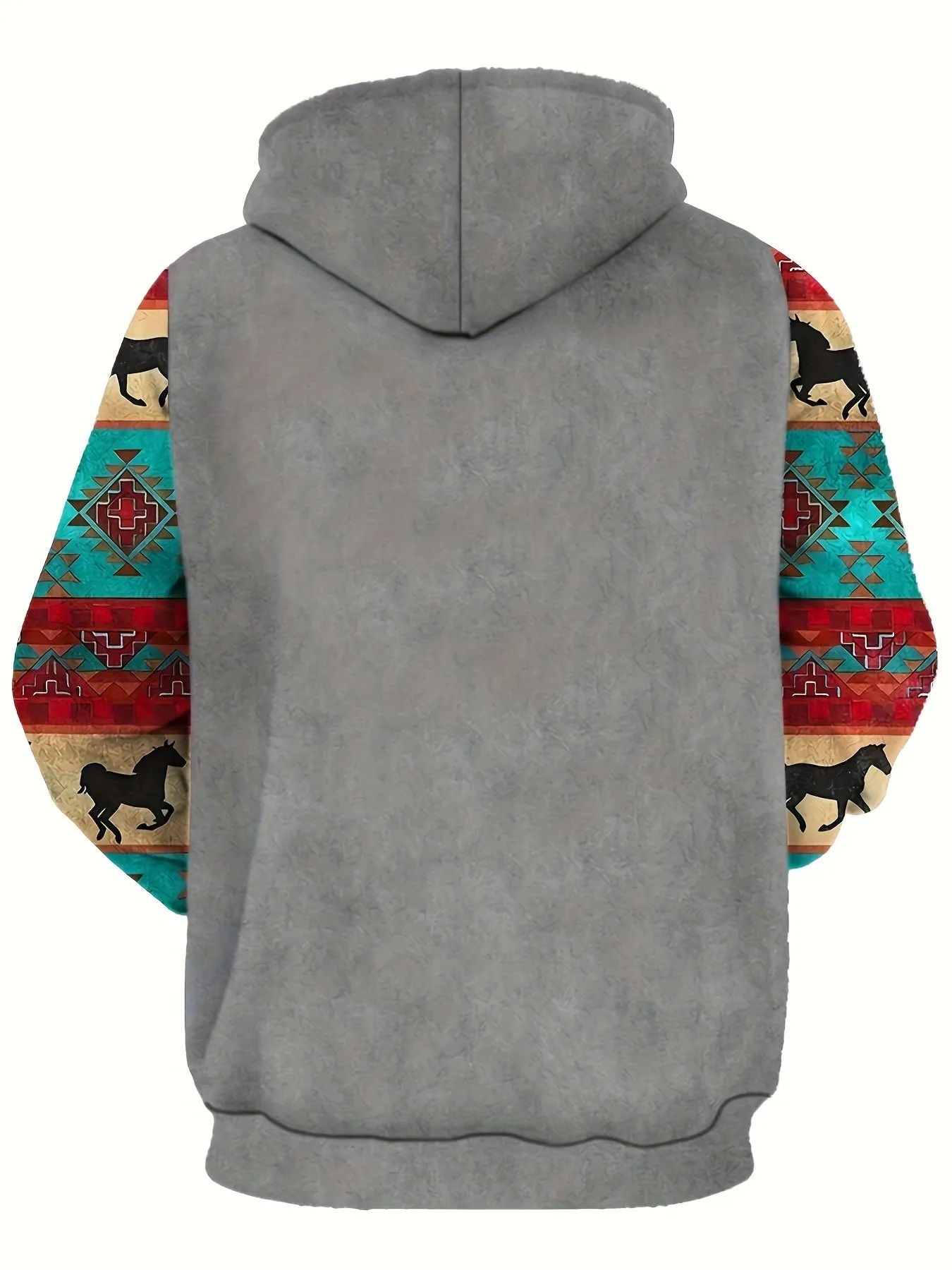 Ethnic Pattern Print Hoodie, Cool Hoodies For Men, Men's Casual Graphic Design Hooded Sweatshirt Streetwear For Winter Fall, As 