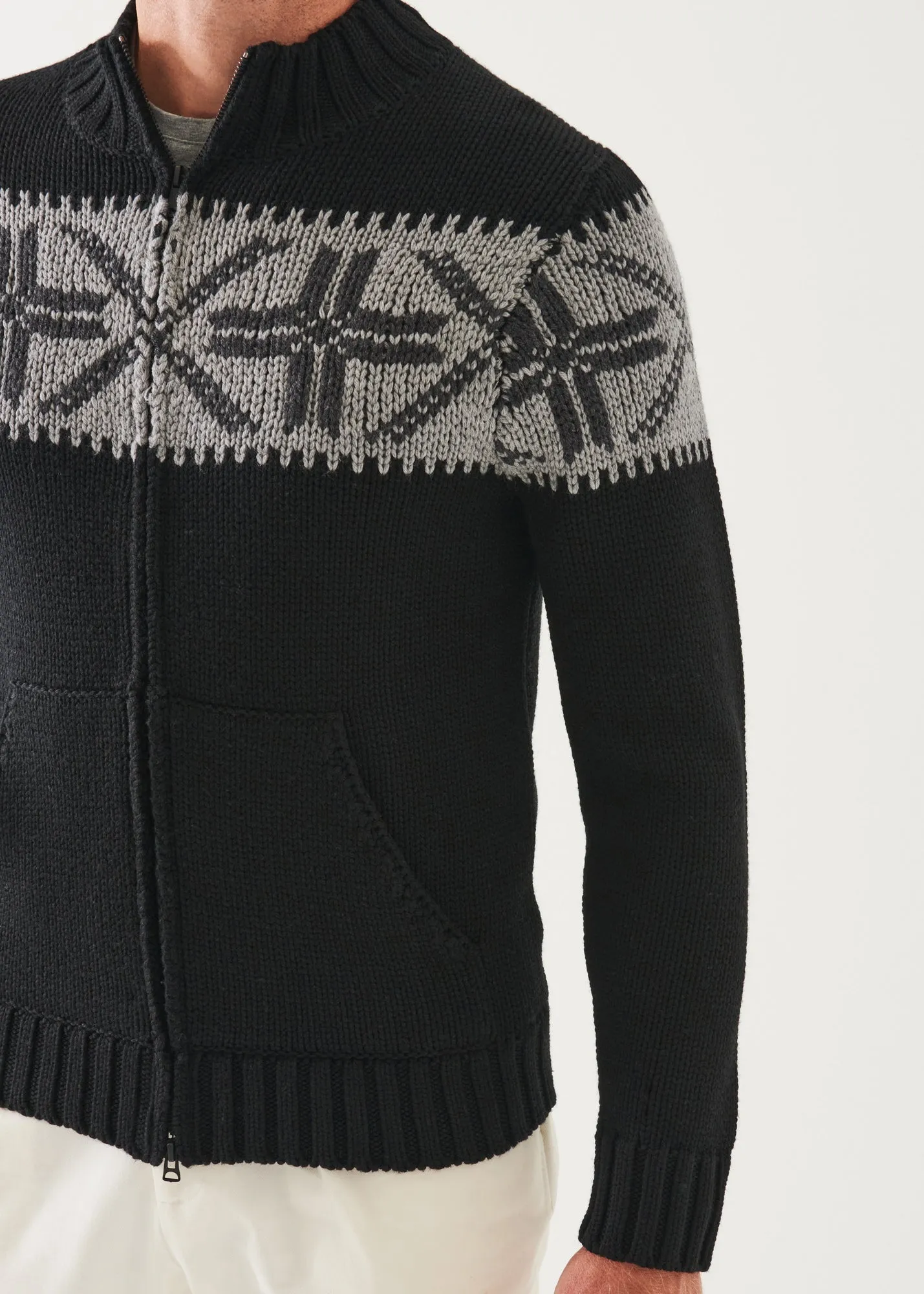 FAIRISLE ZIP-UP CARDIGAN