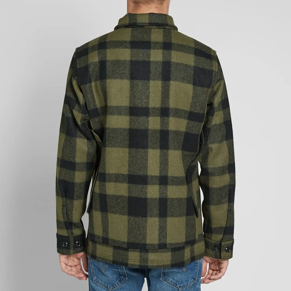 Filson Seattle Fit Mackinaw Cruiser JacketOtter Green & Black Plaid