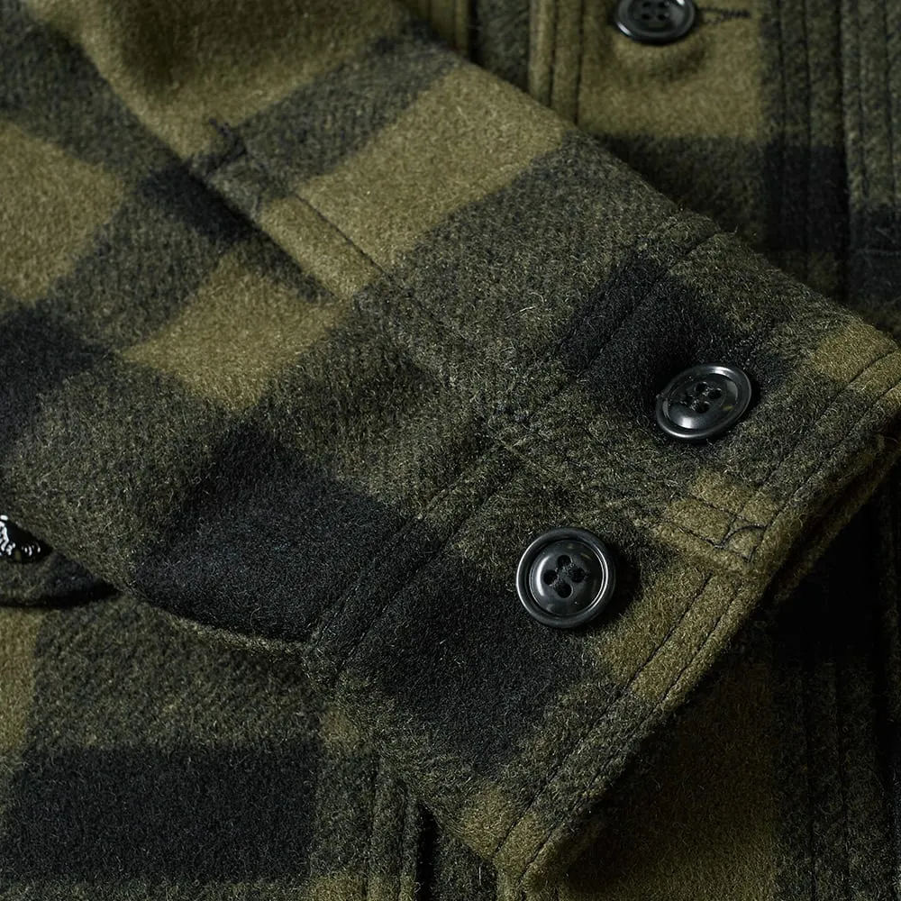 Filson Seattle Fit Mackinaw Cruiser JacketOtter Green & Black Plaid