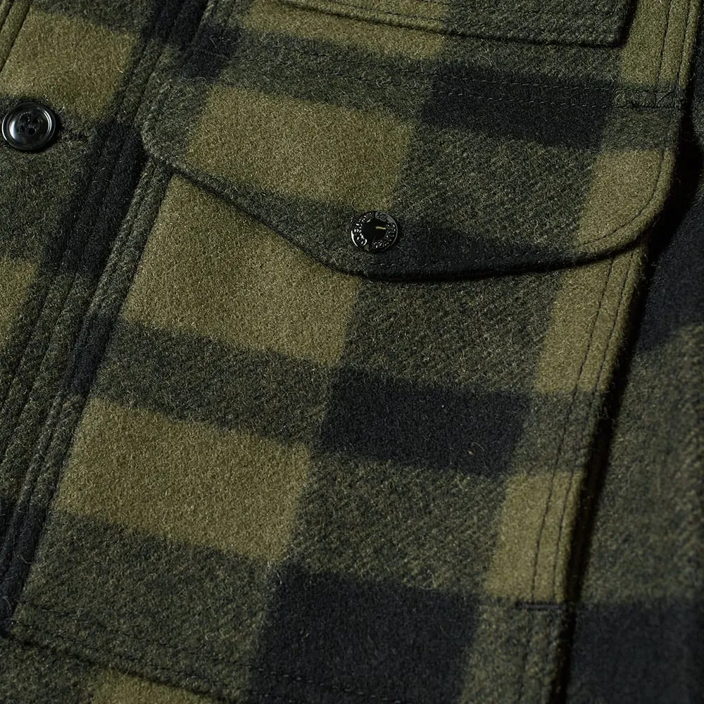 Filson Seattle Fit Mackinaw Cruiser JacketOtter Green & Black Plaid