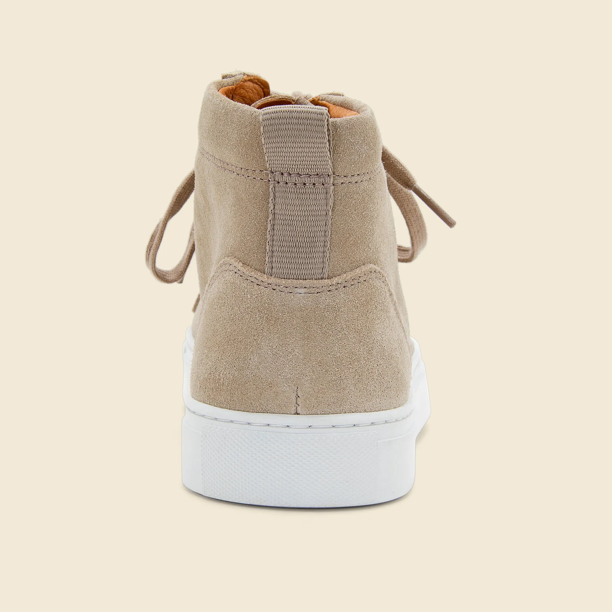 Holmes Suede High Top Sneaker - Sand