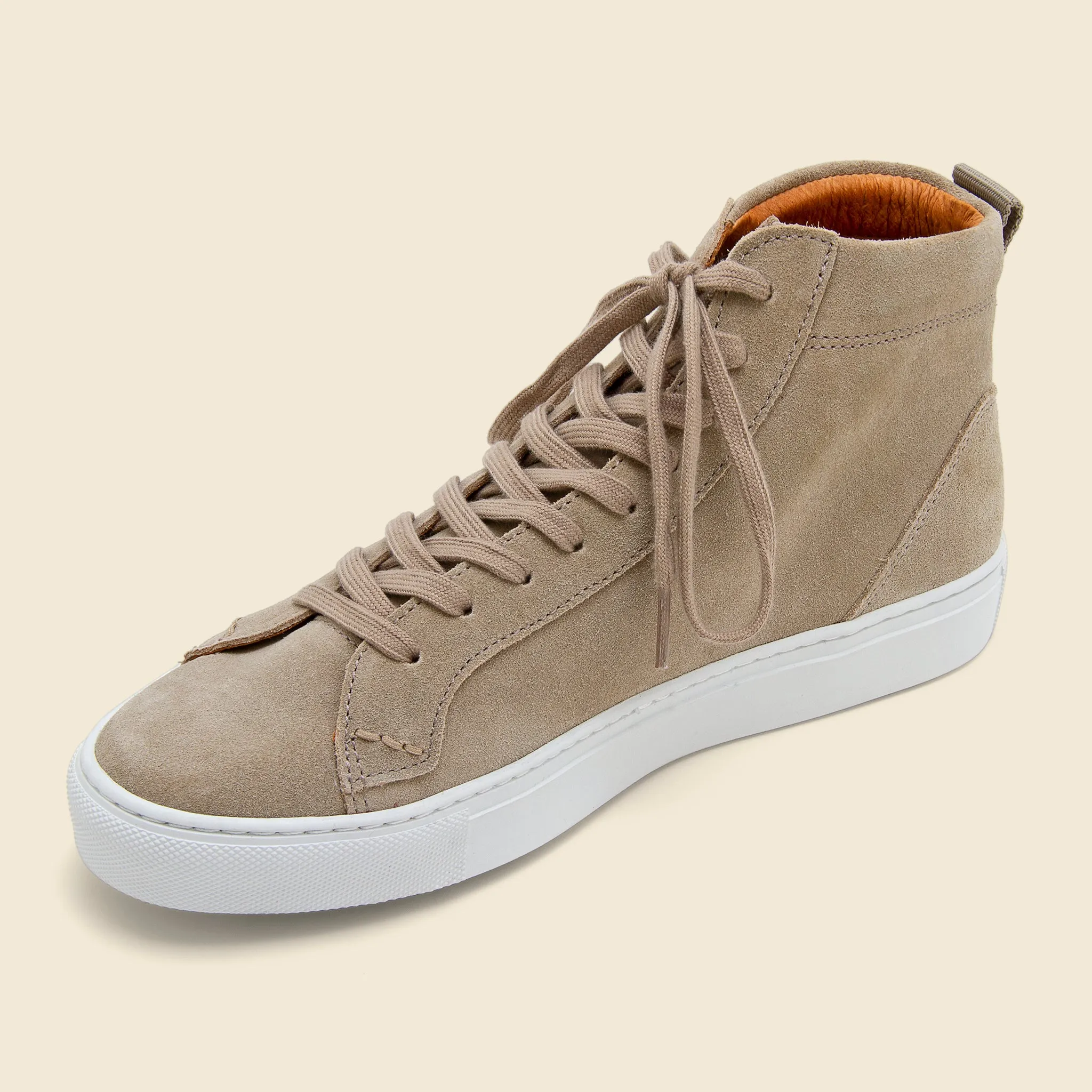 Holmes Suede High Top Sneaker - Sand