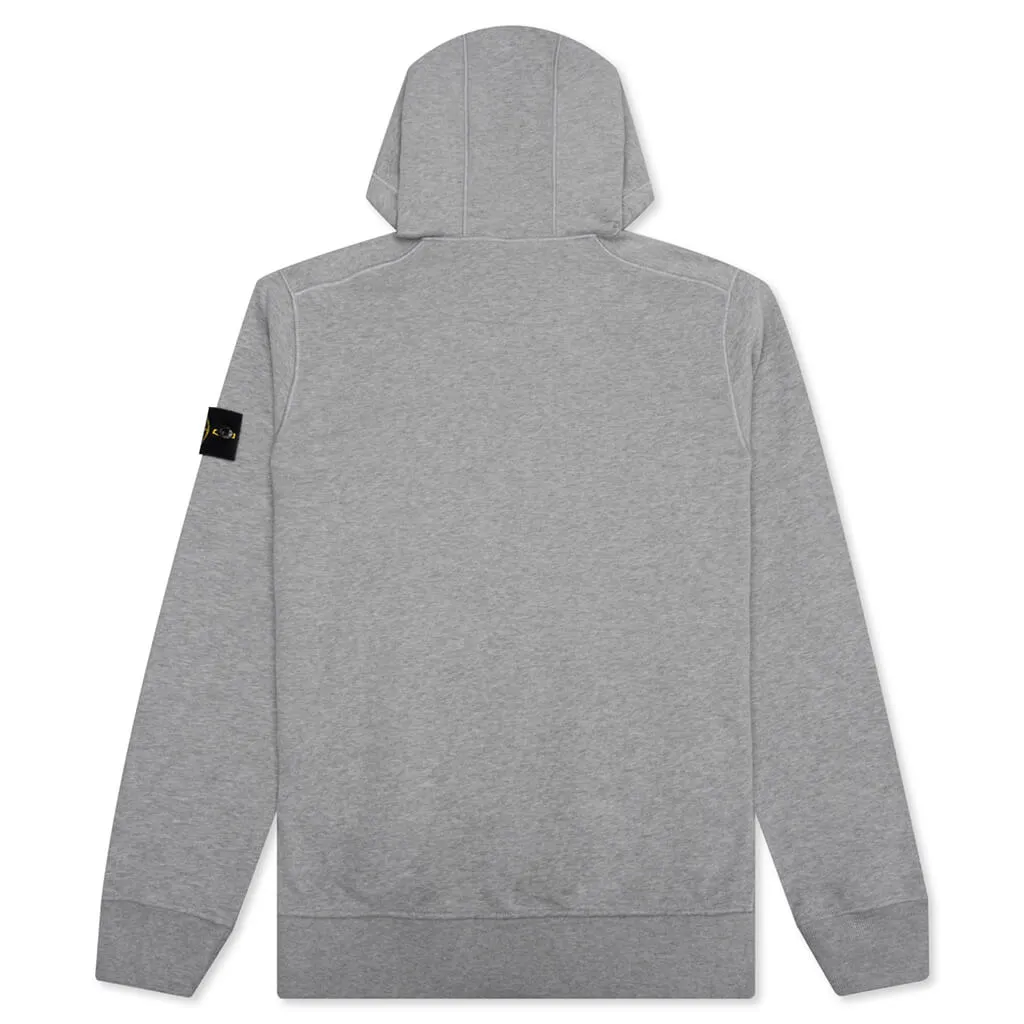 Hooded Sweatshirt - Melange Grey