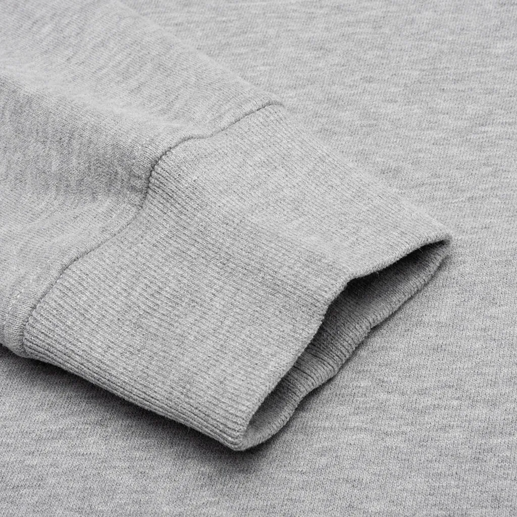 Hooded Sweatshirt - Melange Grey