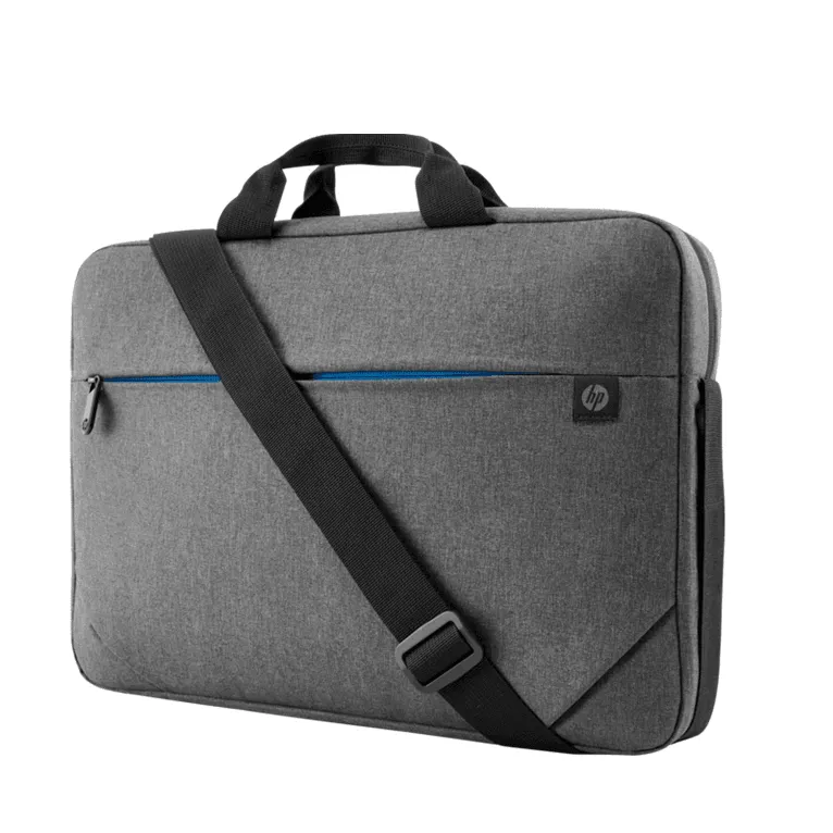 HP Prelude 15.6 Topload Laptop Bag Case Shoulder Strap Carry Brief Grey