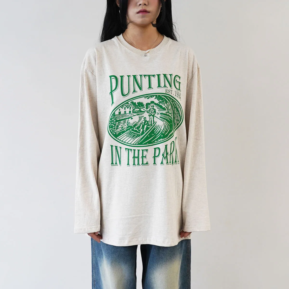 IONSEOUL  |Unisex Street Style Long Sleeves Cotton Oversized