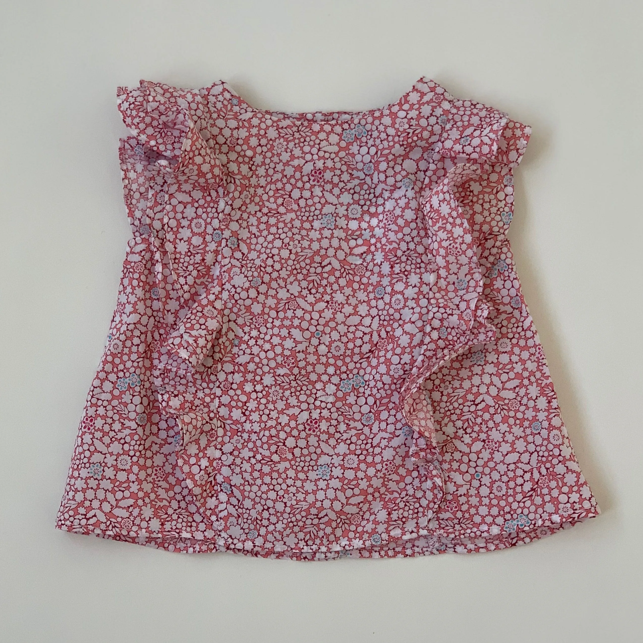 Jacadi Liberty Print Sleeveless Blouse: 12 Months