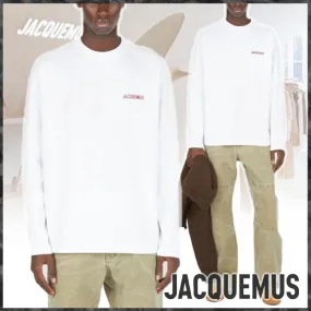 JACQUEMUS  |Crew Neck Street Style Long Sleeves Cotton